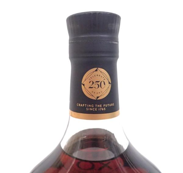 売上 日本 未開栓☆ヘネシー XO 黒キャップ 250周年記念 700ml 箱付