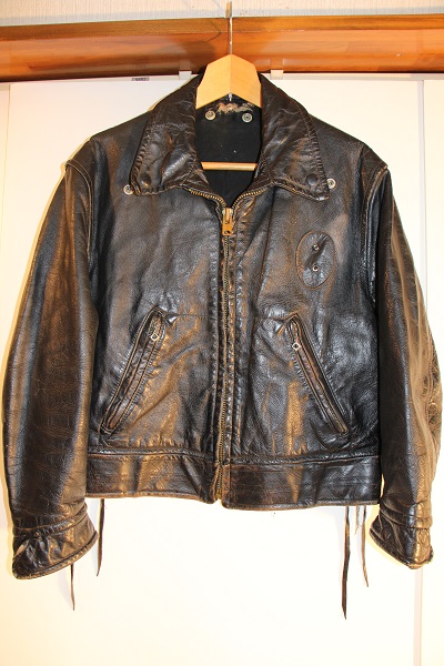 ザブトン まとめ売り 米製50's POLICE MEN JACKET□ポリスマン本革ジャケット50's HOUSTON