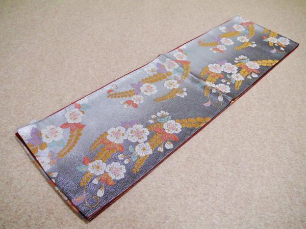 お値打ち！1円～☆さか屋☆一度だけ使用！中古 西陣袋帯☆7741