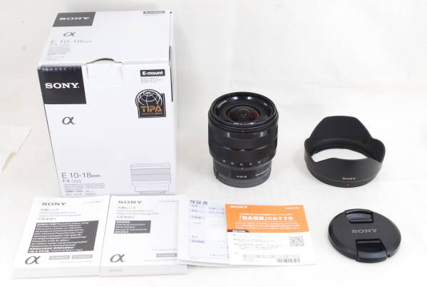 ◆極上◆ ソニー SONY E 10-18mm F4 OSS SEL1018 付属品多数