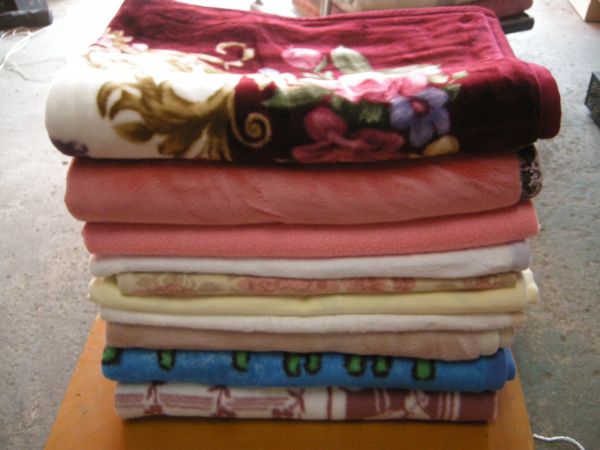 緩衝材 あて布 中古 毛布 寝具 10枚 【006】