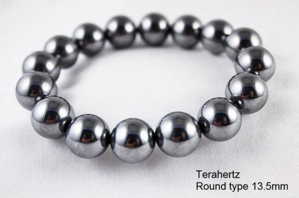 誠安◆極品天然AAAテラヘルツブレスレット ラウンド[T10-956]