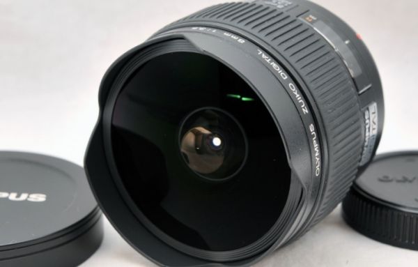 ☆美品☆オリンパス OLYMPUS ZUIKO DIGITAL ED 8mm F3.5 FISHEYE 本日