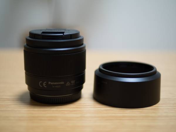 新品保証付 Panasonic LUMIX G 25mm/F1.7 H-H025-K ブラック b