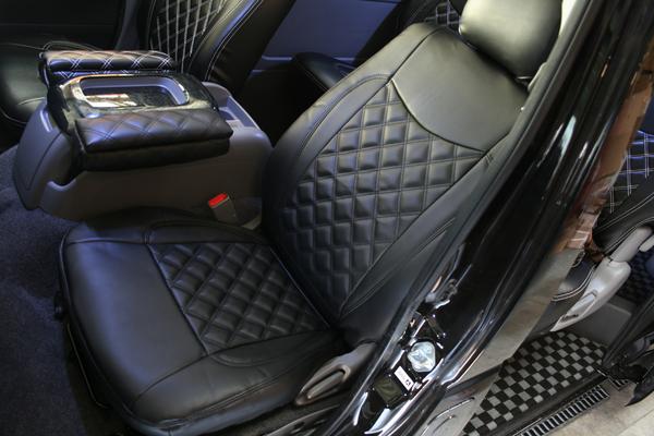 1円スタート200系ハイエース S-GLシートカバー ブラックステッチ