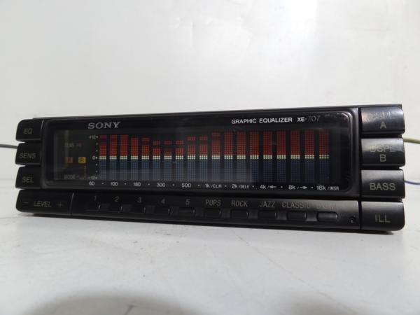 SONY 車載用グラフィックイコライザーXE-707☆43783-5(カーオーディオ
