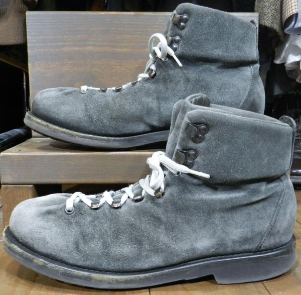 即決 ブッテロ 伊製 スエード マウンテンブーツ 43 B2272 グレー