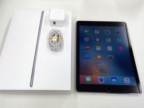 ★美品★ iPad Air2 Wi-Fi+Cell 16GB スペースグレイ MGGX2J/A