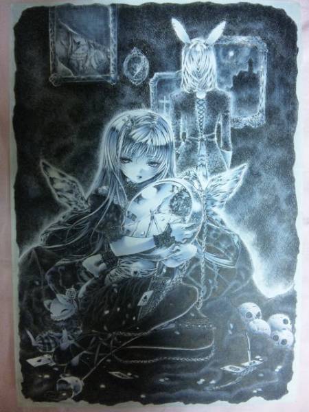 【オリジナル】不思議の国のアリス　錆びた時計