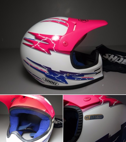 SHOEI ・ビンテージ・オフロードヘルメット ・FX - AFREET □SHOEI FX-AFREET Mサイズ ビンテージ オフロードヘルメット