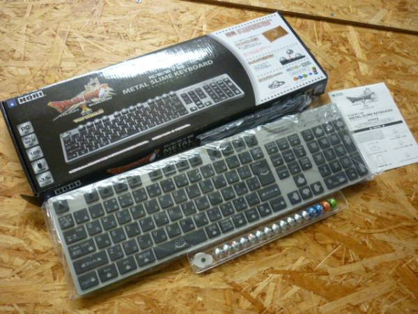 HORI DRAGON QUEST Ｘ VER.2 メタルスライム キーボードＢ