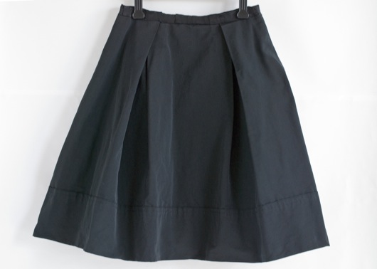 e439☆ FOXEY フォクシー ボックスタック入スカート 42ブラック