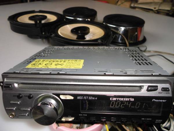 カロッツェリア DEH-P510 CDデッキ スピーカーウーハーセット