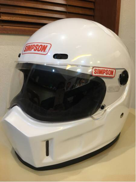 シンプソン SIMPSON ヘルメット 美品 Lサイズ バイクヘルメット