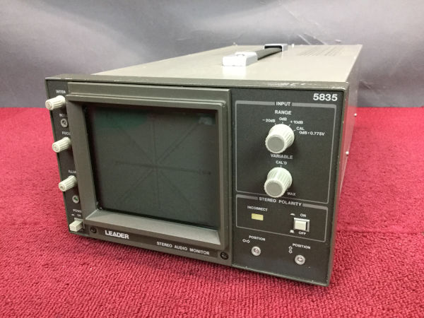 LEADER STEREO AUDIO MONITOR 5835 LEADER STEREO AUDIO MONITOR 5835