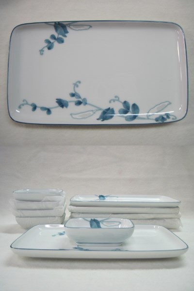 ノリタケ 乃りたけ 露染 刺身揃 刺身皿 長皿5/醤油皿5 未使用品 