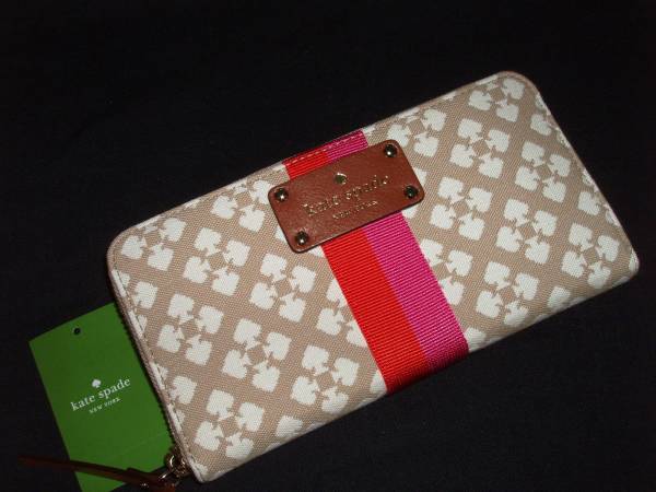 kate ケイトスペードクラシックスペードアコーディオン長財布新