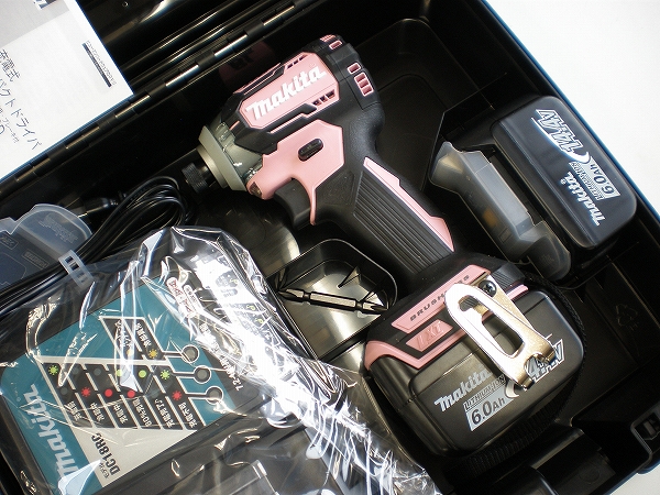 ■マキタ 14.4V6.0Ah インパクトドライバー TD160DRGXP ★ピンク