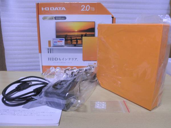 ☆テレビ録画対応 超高速 USBハードディスク HDEL-UT2OR 2.0TB☆