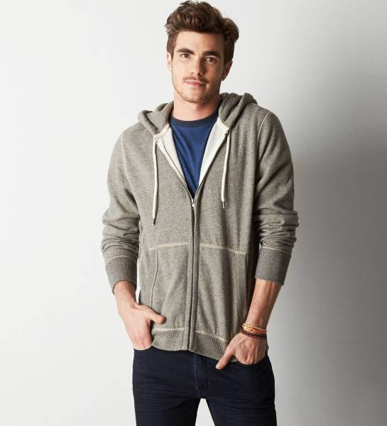 ◆AE本物◆アメリカンイーグル メンズ　フルジップパーカー　 M