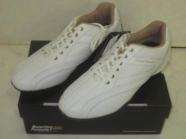 全国送料無料！Benetton Formula1ドライビングシューズ(26.0cm)