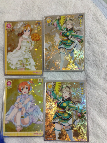 スクールアイドルコレクション 南ことり サイン 他3枚