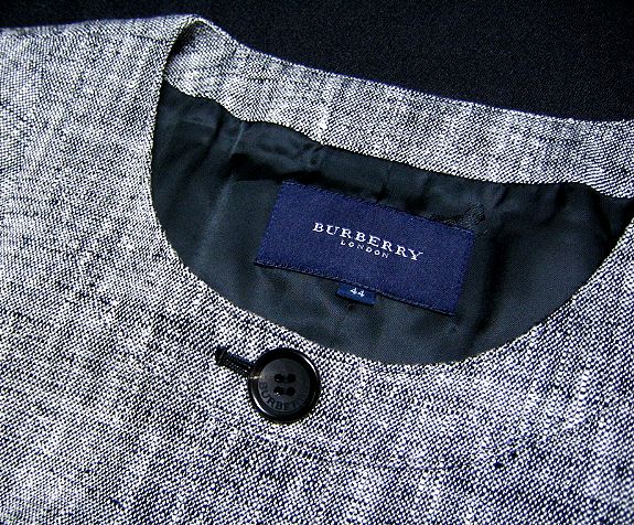 BURBERRY LONDON バーバリー ロンドン ノーカラージャケット BURBERRY LONDON バーバリーロンドン ノーカラージャケットJKT