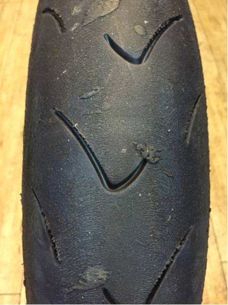 【中古】METZELER メッツラーレーステック 120/70-17 K1 ⑥