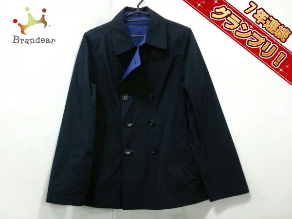 スキャパ コート 42 レディース ブルー×黒 Scapa