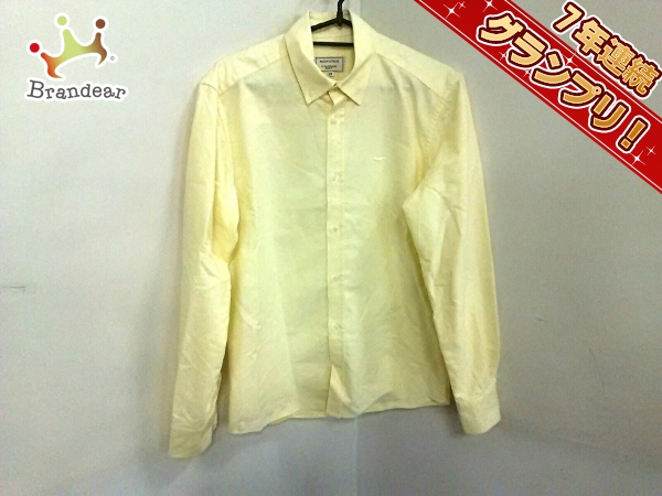 メゾンキツネ 長袖シャツ 38 メンズ アイボリー MAISON KITSUNE MAISON 