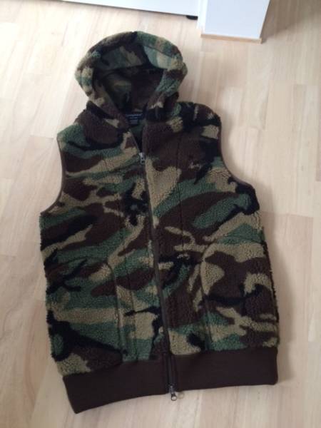 新品★ジムフレックス　ボアベスト／カモフラ柄