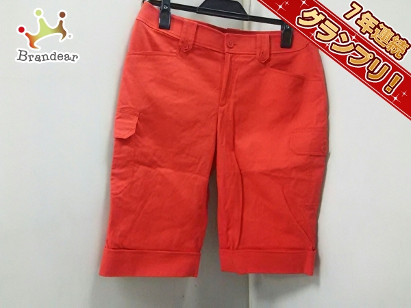 バーバリーゴルフ ハーフパンツ 9 レディース 新品同様 レッド