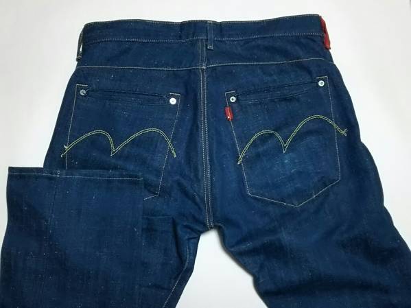 美品Levi's★ヘンプ混★ストレートデニム　ボタンフライ