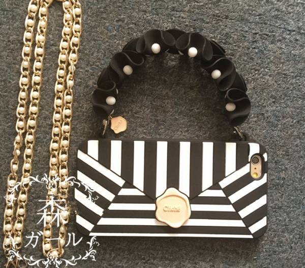 ☆送料無料☆iphone6sコサージュバッグ シリコンカバー お洒落