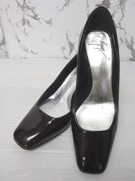 ジュゼッペザノッティデザイン パンプス エナメル ハイヒール 36