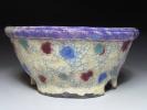 ▼てるみ（越前文山氏の奥様）多色貫入釉丸鉢