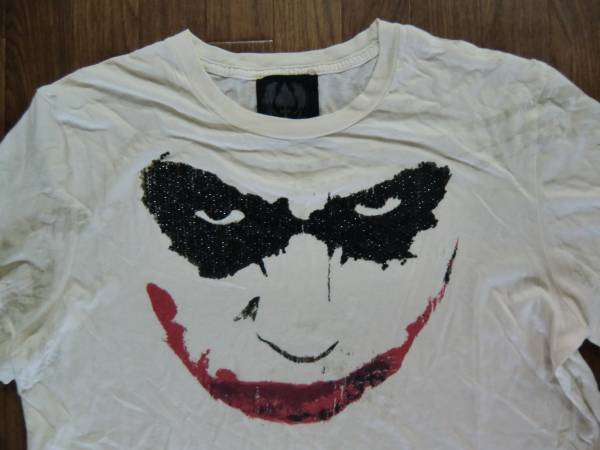 ダークナイト ジョーカーTシャツ クリーム L 1万2千円 Vintage