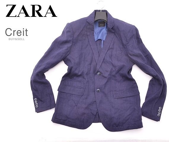 P36■春夏☆ZARA MAN ザラ メンズ 爽やか 紳士 ジャケットsize44
