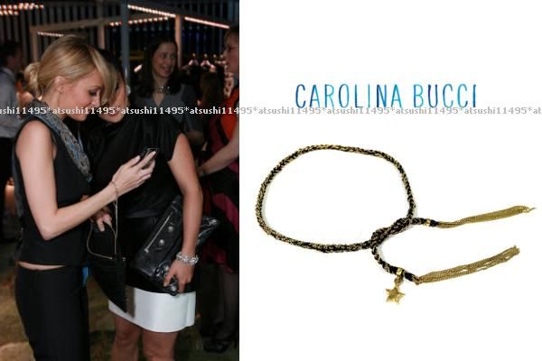 辺見えみり着CAROLINA BUCCIキャロリーナブッチK18ブレスレッド bon les |