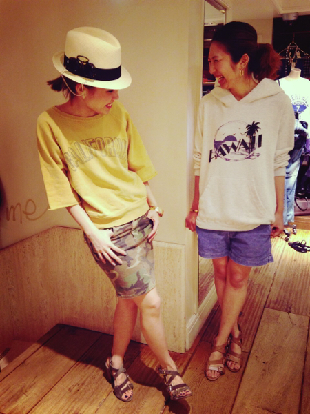 アパルトモン別注レミレリーフ☆ダメージ半袖スウェット