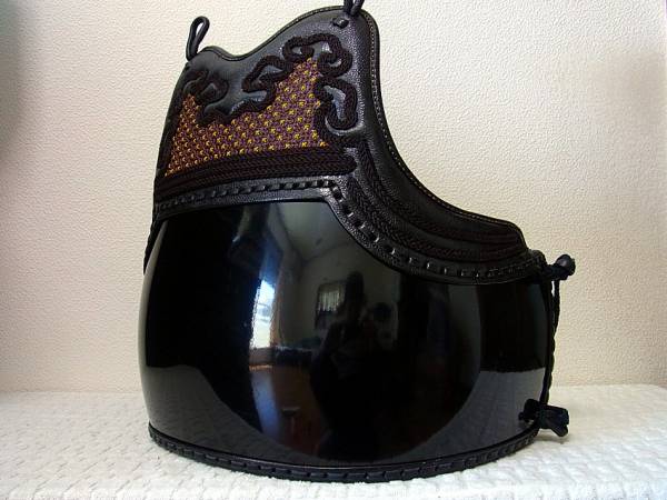 100円～亀甲胸【50本立：竹胴：黒呂色】使用浅品：美しい状態