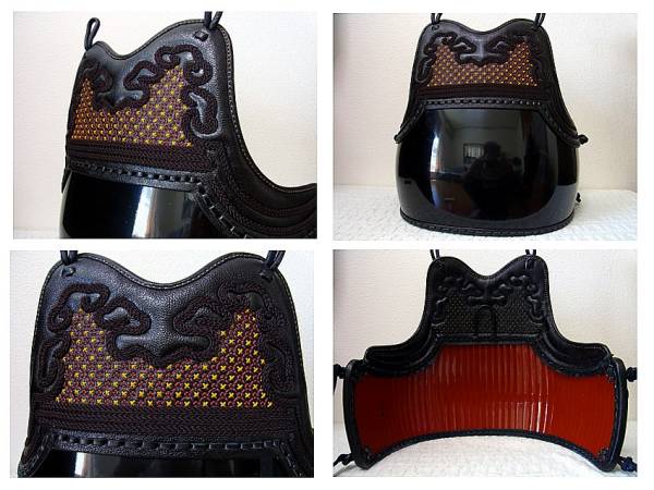 100円～亀甲胸【50本立：竹胴：黒呂色】使用浅品：美しい状態