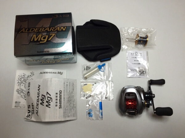 美品 シマノ 09 アルデバラン mg7 右 ktfスプールシマノ 美シマノ09