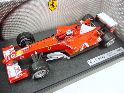 ●0.08　1/18 フェラーリ F2003-GA R.バリチェロ