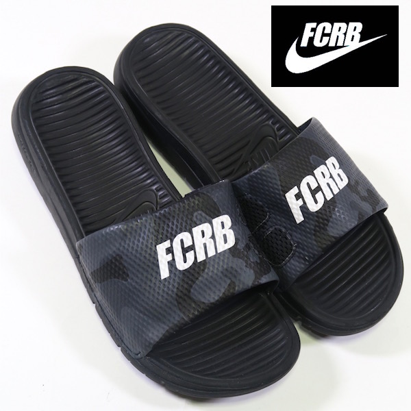 FCRB《迷彩 ベナッシ サンダル》27cm・ナイキ Bristol Soph