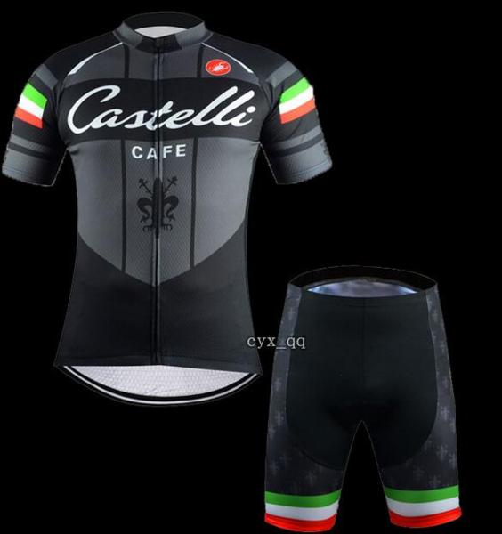 2016自転車ウェアサイクルジャージセット半袖ビブ可L25