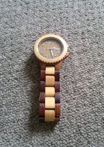 kitson 木製腕時計　コンビ×ナチュラル　キットソン