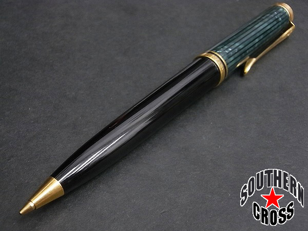 文房具・事務用品 Pelikan ボールペン グリーンストライプ