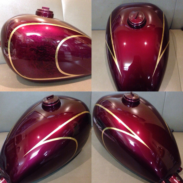 ピーナッツタンク カスタムペイント未使用品 ペイントだけして未使用