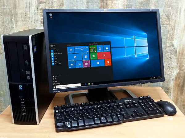 高画質HD1080ワイド液晶 Win10 HP6000 新SSD128G+4G+320G+office